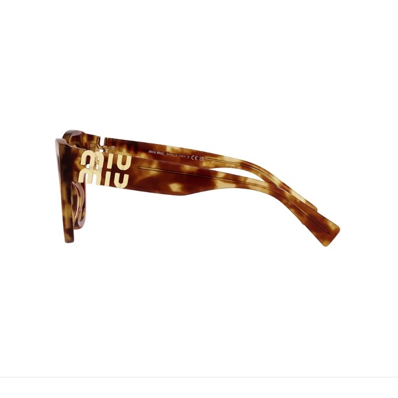 NWT Miu Miu Cat Eye Sunglasses, 51mm - Havanna/Orange Solid